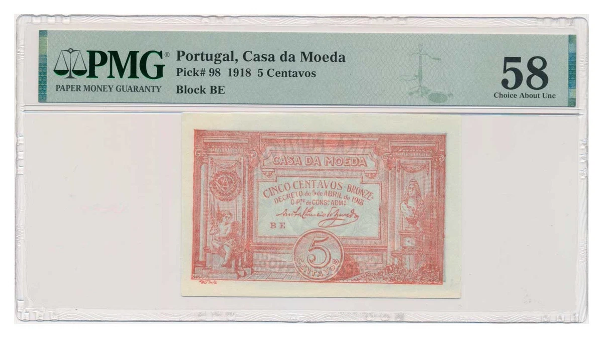 Preços baixos em Cédulas de 1918 Ano Nota Português | eBay