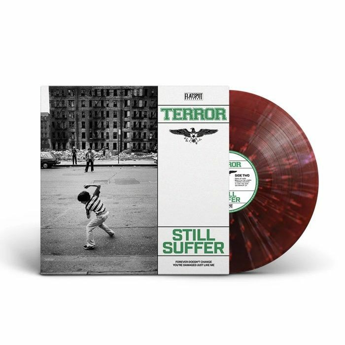 TERROR - Still Suffer - limited purple splattered red marbled vinyl LP + poster