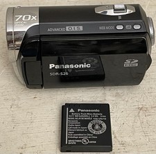PANASONIC SDR-S26 Digital Video Camera Camcorder - 70x Optical - Tested - Great