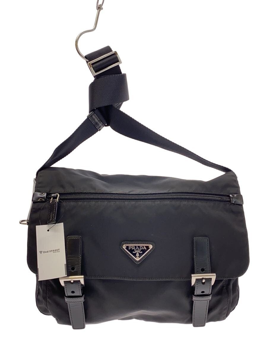 PRADA Shoulder Bag BLK Solid 164 - image 1