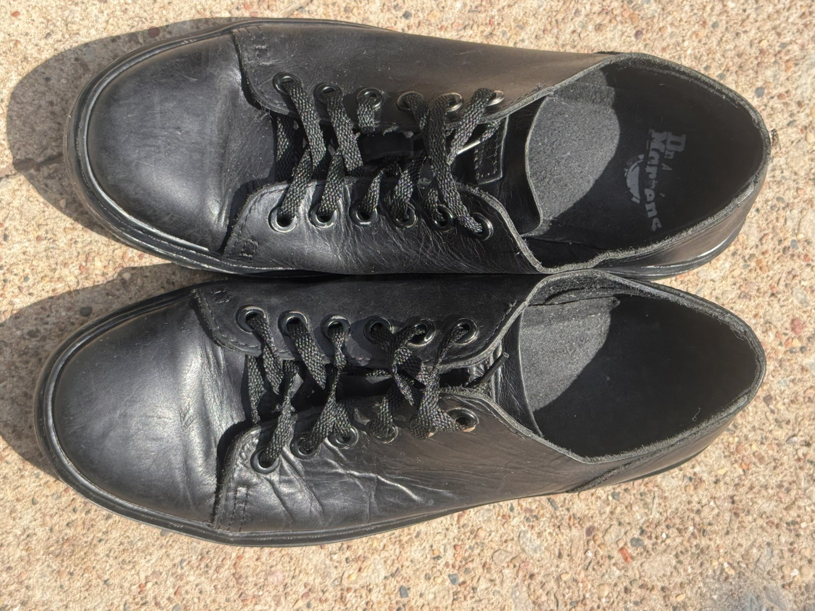Dr. Martens Dante Unisex Casual Shoes Men's 7 Women's 8  Low Top Black-READ image 8