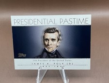 2004 Topps Presidential Pastime Insert #PP11 President James Polk