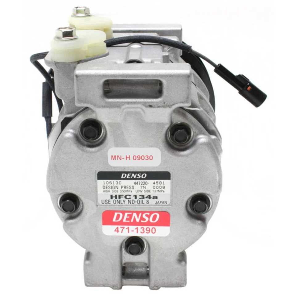 Compresor de aire acondicionado Denso 471-1390 con embrague para Suzuki Aerio 2002-2007 Foto 2 de 4