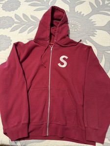 supreme s logo zip up | eBay
