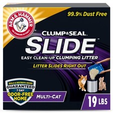 Slide Easy Clean-up Multi-Cat Clumping Cat Litter 19 lb