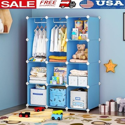 Modular Storage Organizer Kids Baby Clothes Easy Assembly Durable Shelf Unit New