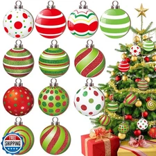 Yulejo 36 Pcs Christmas Peppermint Ornaments Colorful Lollipop Ca