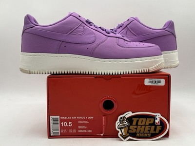 Nike NikeLab Air Force 1 Low Stardust 2017 Size 10.5 Authentic Purple Used