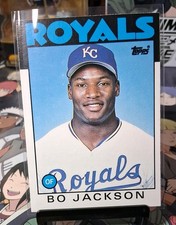 1986 Topps Traded Baseball - Bo Jackson #50T (RC) NM/Mint. Kansas City Royals 