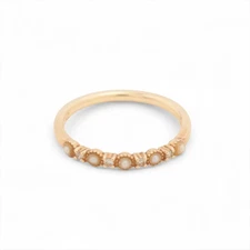 aget Pearl diamond Ring K10(YG) 0.8g 0.02