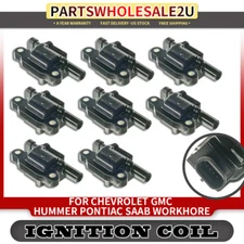 A Set of 8 Square Ignition Coil for Chevy Silverado Cadillac GMC Isuzu Pontiac
