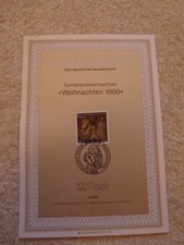 Ersttagsblatt 11/1986 "Weihnachten 1986" Deutsche Bundespost Berlin