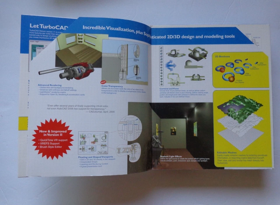 Turbo CAD Deluxe Version 11 For windows 2000 /XP 2D&3D CAD - Image 4 of 4