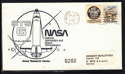 Space Shuttle STS-6 Landung Ames Research Center, Moffett Field 09.04.83