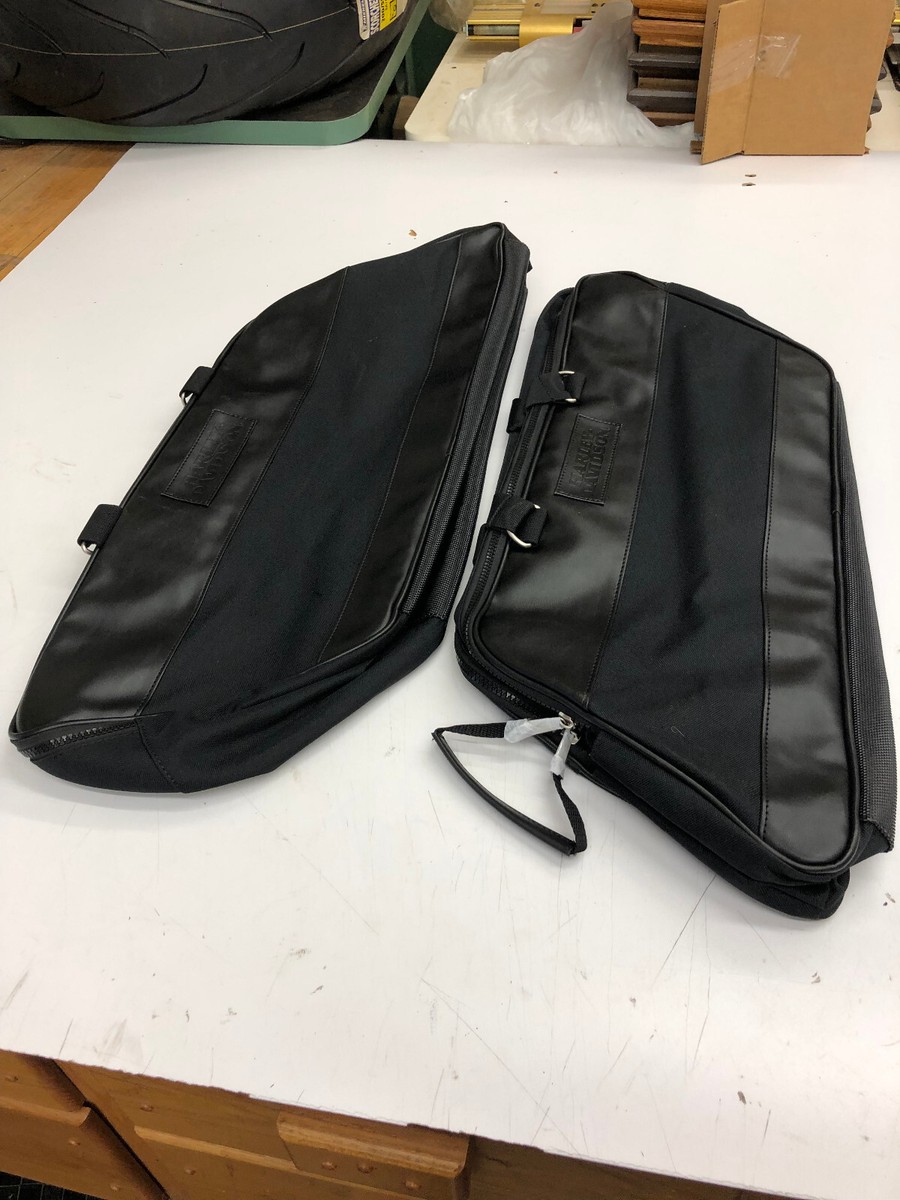Harley Davidson Nylon Travel Paks Saddle Bags Pair Set P/N 91885