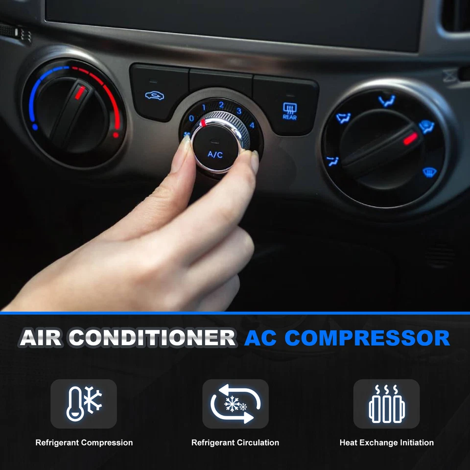 A/C Compressor for Nissan Maxima 2009-2014 Quest 2011-2017 Pathfinder 2013-2016 - Image 4 of 4