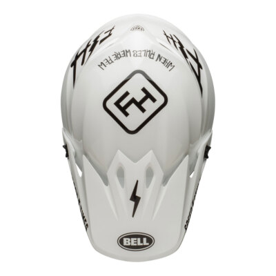 BELL MX-9 HELMET MIPS MOTOCROSS MX BIKE - FASTHOUSE WHITE / BLACK