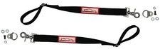 RACERDIRECT.NET PRO MOD CAR DOOR LIMIT STRAP ADJUSTABLE LIMITING STRAPS BLACK