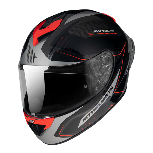 NUOVO CASCO INTEGRALE IN CARBONIO MT HELMETS RACING RAPIDE PRO MASTER  OMOLOGATO | eBay
