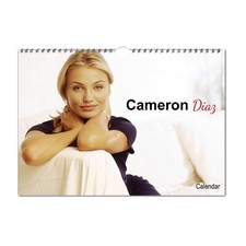 Cameron Diaz Sexy Landsape photo personalised 2027/8 Calendar Choose Start