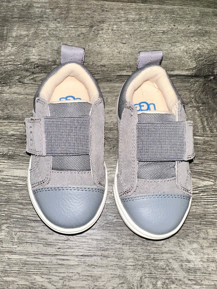 Niños pequeños 6 UGG Australia Dos Tonos Gris Vestir Informales Fácil de Otoño Zapatos Foto 3 de 4