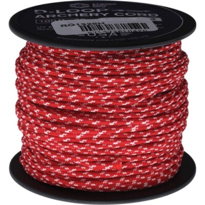 Atwood Rope MFG D-Loop Cord Red Glow 100 Feet Many Applications Made In USA