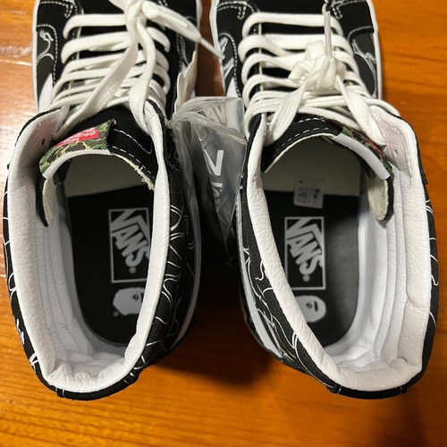 Size 12 A Bathing Ape BAPE x Vans Line ABC Camo SK8-Hi Black NEW VN0A38GF7BG - Picture 6 of 11