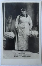 Dat So La Lee Famous Basket Maker Real Photo Postcard 1900's  Rare