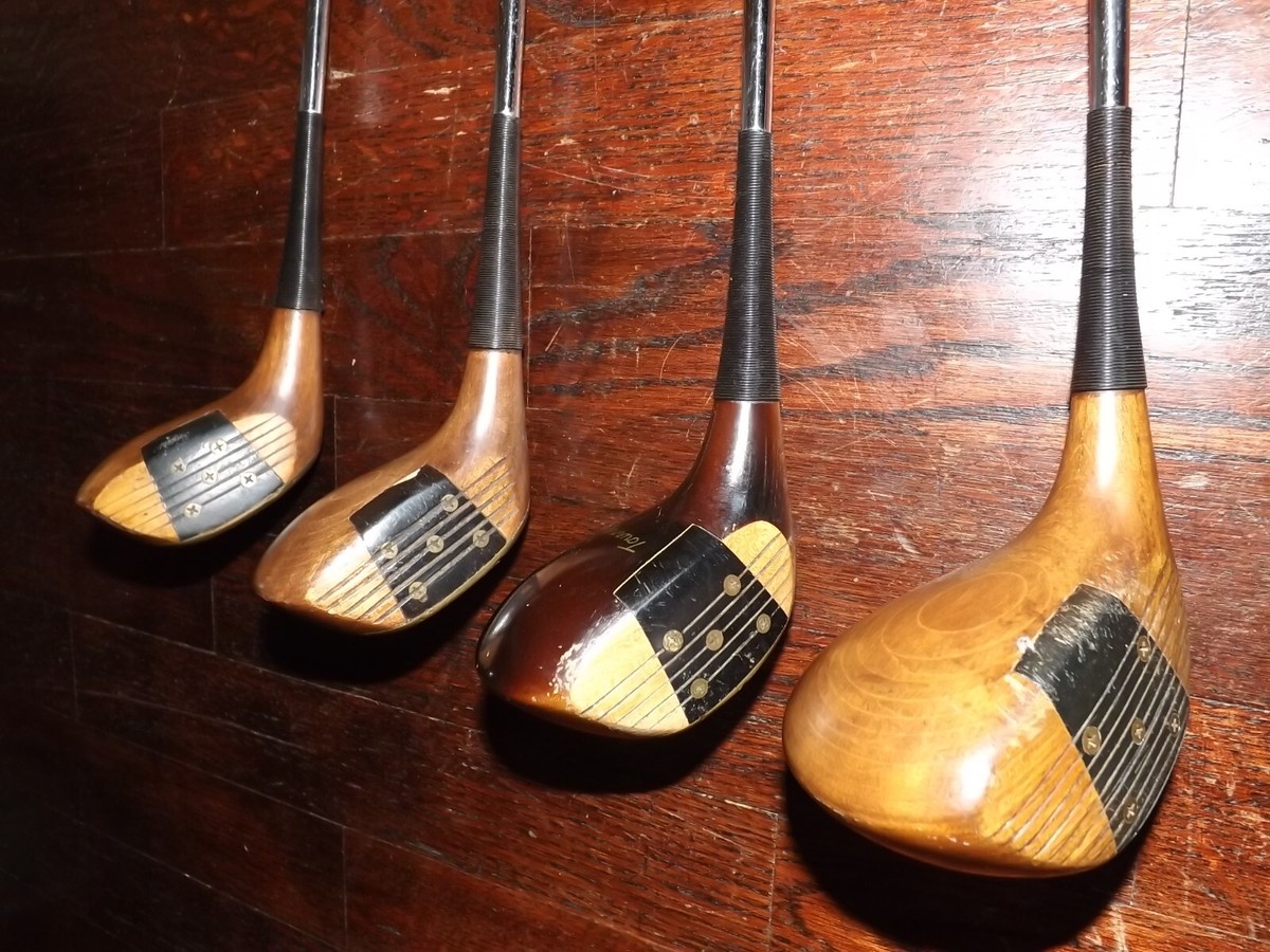 Vintage MacGregor Tourney 1974-1975 1, 3, 4, and 5 Persimmon Vintage MacGregor Tourney 1974-1975 1, 3, 4, and 5 Persimmon