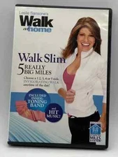 Leslie Sansone: Walk At Home Walk Slim 5 Really Big Miles DVD No Toning Band