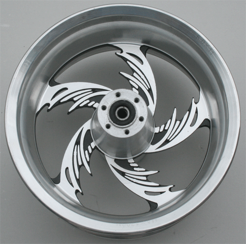 Mini Diablo Chopper Rear Disc Rotor 170mm, Bolt Pattern 6, Peace Sports - Picture 5 of 8