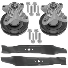 42" Deck Spindle w/ Pulley Blade Kit for Toro LX426 LX427 42" 2009 - Before