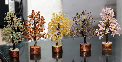 300 + Edelsteine Bonsai Baum des Lebens Zuhause Dekor Energie Heilung - Bild 6 von 53