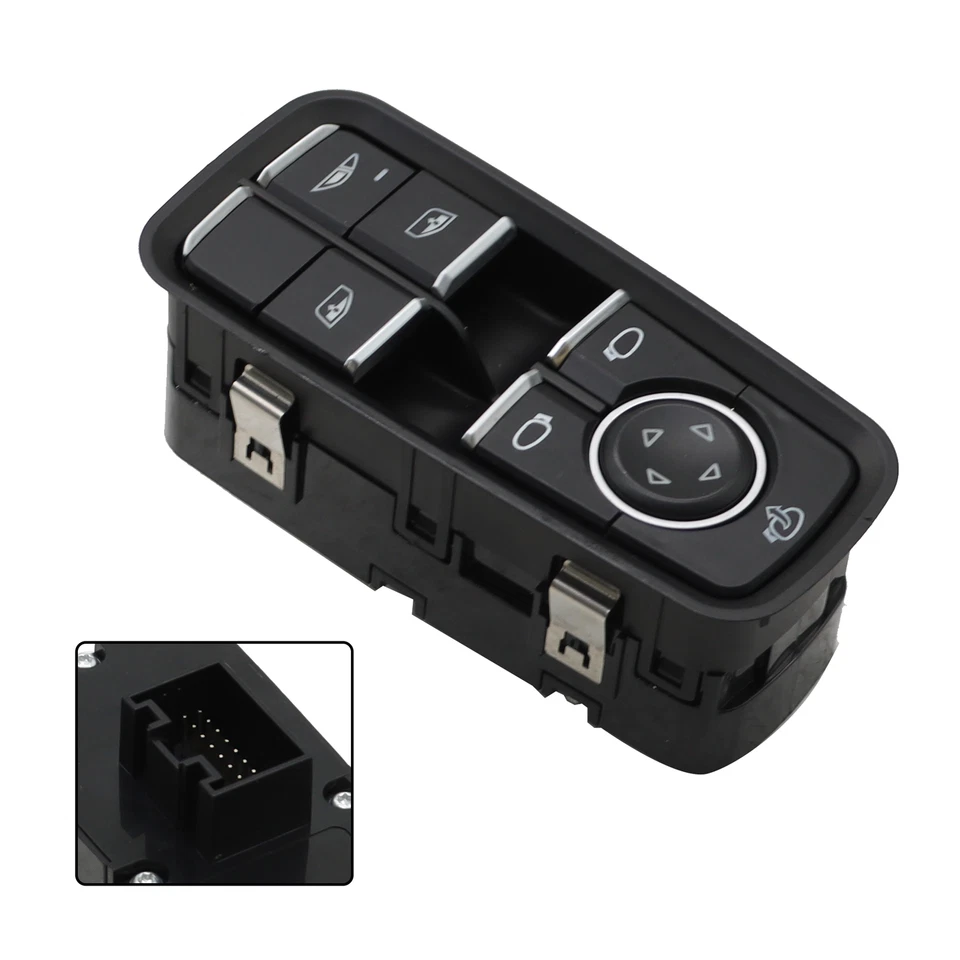 Driver Power Window Switch w/Power Folding 99161315702DML For Porsche 911 12-19 Foto 3 de 4