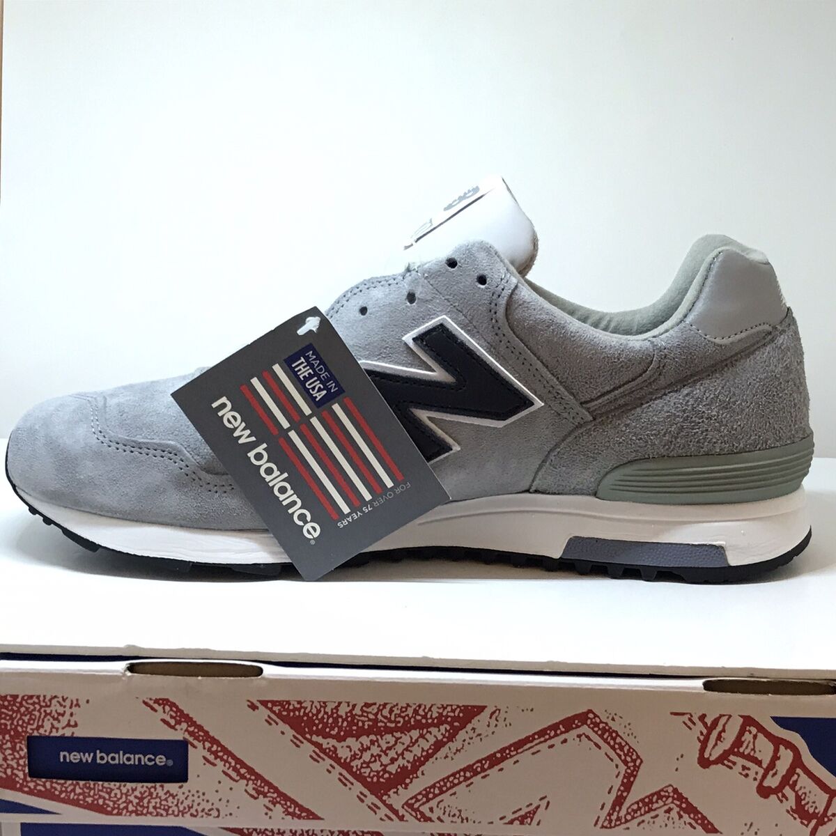 New Balance x J.Crew 1400 Men's Gray Suede Running Shoes New Balance x J.Crew 1400 Men's Gray Suede Running Shoes