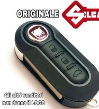 Remote control key shell for Fiat 500 L Punto Evo Panda 2nd series + logo +