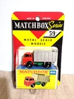 1964 Fred Bronner Matchbox Lesney #26 GMC TIPPER TRUCK  on Blister Card