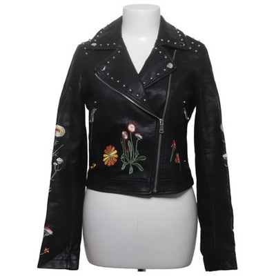 Atmosphere, Bikerjacke, Damen, Größe: 36, Schwarz/Mehrfarbig #b1r
