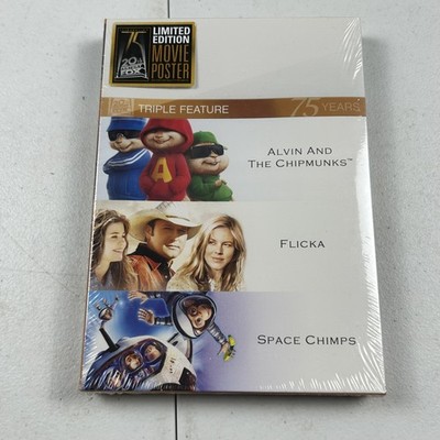 Alvin and the Chipmunks Flicka Space Chimps DVD 75th Anniversary Set