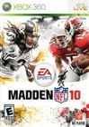 Madden NFL 10 For Xbox 360 Football Very Good 4E