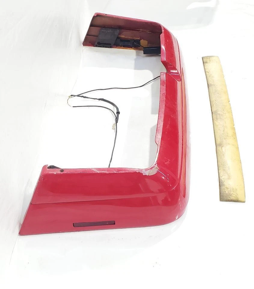 Parachoques trasero rojo Rosso Alfa Romeo Spider Veloce 1991 1992 1993 OEM Foto 3 de 4