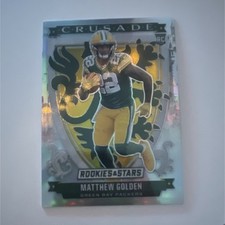 2025 panini rookies & stars crusade silver prizm matthew golden rookie card #16