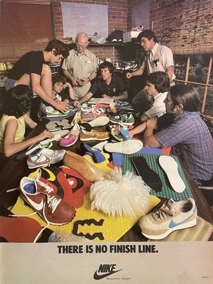 Nike Running Shoe Ad                        THERE IS NO FINISH LINE.          3