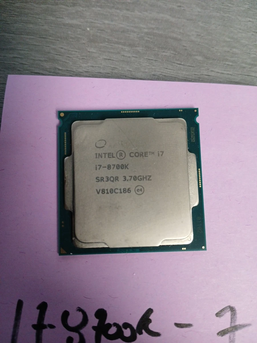 Intel Intel Core i7-8700K Processor Model Computer Processors LGA