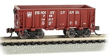 Bachmann 18654 N Scale PRR Ore Car (Red)
