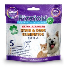 Fizzion Pet Stain and Odor Extra Strength 10 Tablets,