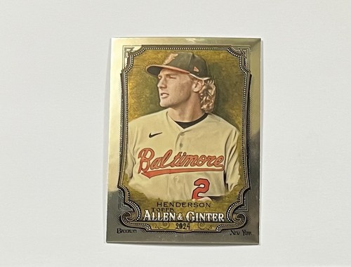 Gunnar Henderson [Refractor] #161 2024 Topps Allen & Ginter Chrome card