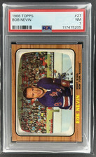 Topps 1966 Hockey Bob Nevin PSA 7 NM - MT #27