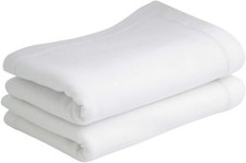 Bloomsbury Mill Soft Plain Jersey Fitted Sheets - 100% Pure Organic Cotton - Wh