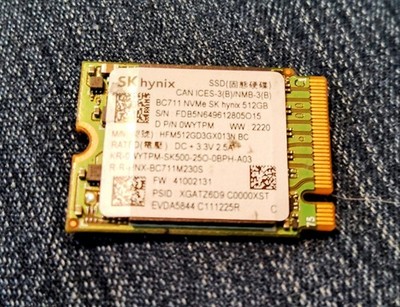 SK Hynx 512GB Solid State Drive M.2 NVMe PCIe SSD 2220 | eBay